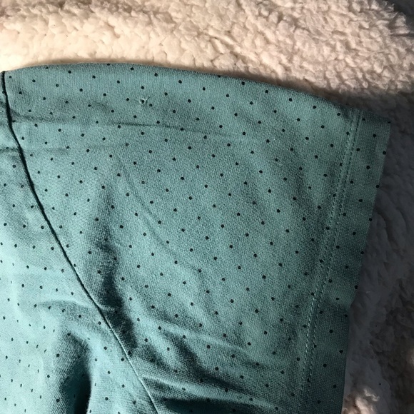 Polk a dot and blue boxy fit tee - Picture 4 of 4